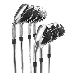 TaylorMade Qi Steel Mens Left Hand Irons 5-SW Regular - KBS Max MT 85 - Image 2