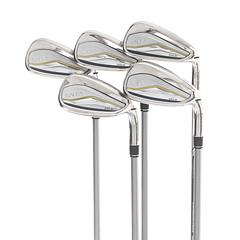 TaylorMade Kalea Gold Steel Ladies Right Hand Irons 7-SW Ladies - Kalea Gold 40 - Image 1
