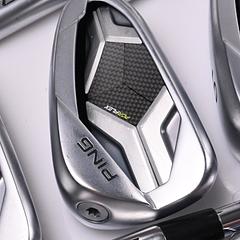 Ping G430 Irons / 4-PW+45 / Orange Dot / Regular Flex Ping AWT 2.0 Shafts - Image 1