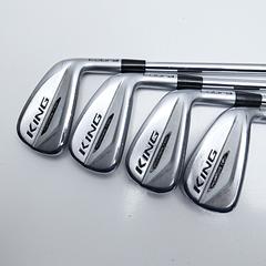 Used Cobra King Forged Tec 2019 Iron Set / 4 - PW / Stiff Flex - Image 4