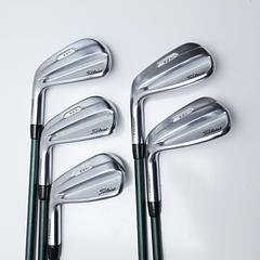 Used Titleist T100S 2021 Iron Set / 6 - PW / Stiff Flex / Left-Handed - Image 2