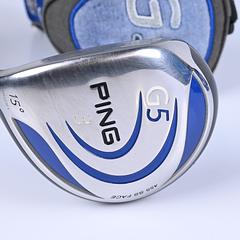 Left Hand Ping G5 #3 Wood / 15 Degree / Regular Flex Grafalloy Prolaunch Blue 75 - Image 8