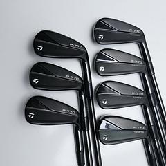 Used TaylorMade P770 2023 Black Iron Set / 4 - PW / Stiff Flex - Image 2