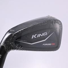 Left Hand Cobra King Forged Tec Black #4 Iron / 21 Degree / Stiff Flex KBS - Image 1
