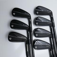 Used TaylorMade P770 2023 Black Iron Set / 4 - PW / Stiff Flex - Image 2