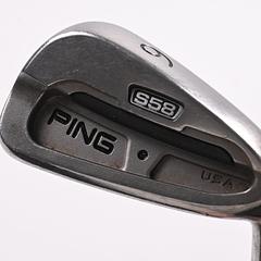 Ping S58 #6 Iron / Black Dot / Stiff Flex Ping Shaft - Image 1
