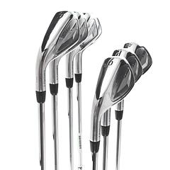 Titleist T350 Steel Mens Left Hand Irons 5-GW Regular - True Temper AMT Red R300 - Image 1