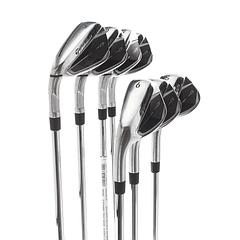 TaylorMade Qi Steel Mens Left Hand Irons 5-SW Regular - KBS Max MT 85 - Image 2