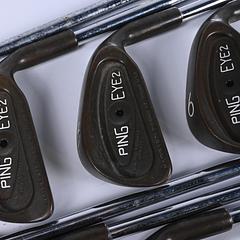 Ping Eye 2 BeCu Irons / 3-PW+SW / Black Dot / Stiff Flex Ping Karsten Shafts - Image 1