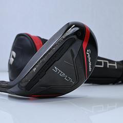 Left Hand Taylormade Stealth Plus #3 Hybrid / 19 Degree / Stiff Flex Ventus Red - Image 9