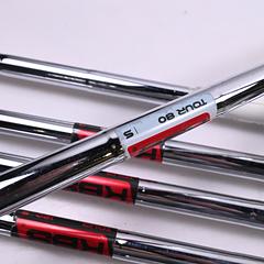 Cobra King Radspeed One Length Irons / 5-PW+GW+SW / Stiff Flex KBS Tour 90 - Image 5