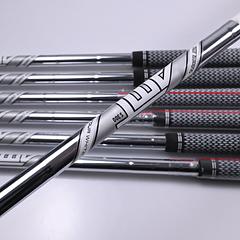 Left Hand Titleist T100 2021 Irons / 5-PW+50° / Stiff Flex AMT Tour White S300 - Image 5