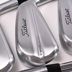 Titleist T350 2025 Irons / 4-PW+48 /  Stiff Flex True Temper AMT Red Shafts - Image 1