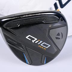 Left Hand Taylormade Qi10 Max #3 Wood / 16 Degree / Stiff Flex Fujikura 75 - Image 2