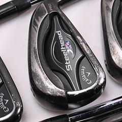 Callaway Steelhead XR Pro Irons / 4-PW+GW / Stiff Flex Shafts - Image 1