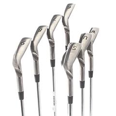 Ping G Series Steel Mens Right Hand Irons 6-SW+UW Orange Dot 2* Flat Regular - Ping AWT 2.0 - Image 4