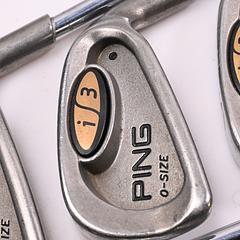 Ping i3 O-Size Irons / 3-PW / Black Dot / Stiff Flex Cushin JZ Shafts - Image 1