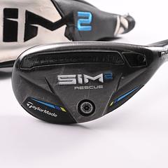 Taylormade SIM2 #3 Hybrid / 19.5 Degree / Stiff Flex Tensei AV Blue Raw 80 Shaft - Image 2