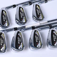 Cobra King Speedzone Irons / 5-PW+GW / Regular Flex KBS Tour 90 Shafts - Image 2