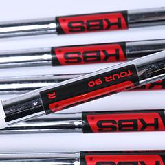 Cobra King Speedzone Irons / 5-PW+GW / Regular Flex KBS Tour 90 Shafts - Image 5