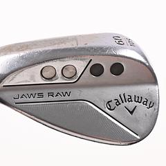 Left Haft Callaway Jaws Raw Lob Wedge / 60 Degree / Wedge Flex Dynamic Gold - Image 1