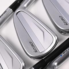 Ping i230 Irons / 5-PW+UW / Blue Dot / Senior Flex Ping Alta CB Black AWT Shafts - Image 1