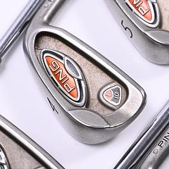 Ping i10 Irons / 3-PW+SW / Silver Dot / Stiff Flex Ping AWT Shafts - Image 1