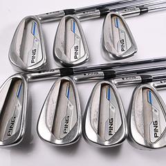 Ping i-Series E1 Irons / 4-PW / Black Dot / Stiff Flex Ping CFS Distance Shafts - Image 7