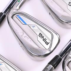 Ping i-Series E1 Irons / 5-PW / Green Dot / Stiff Flex XP 95 S300 Shafts - Image 1
