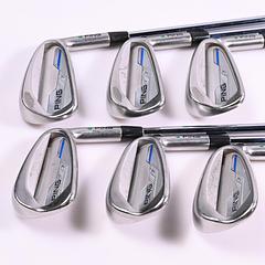 Ping i-Series E1 Irons / 5-PW / Green Dot / Stiff Flex XP 95 S300 Shafts - Image 2