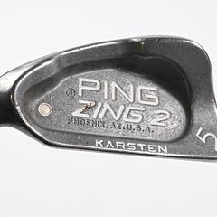Left Hand Ping Zing 2 #5 Iron / 27 Degree / White Dot / Regular Flex Steel Shaft - Image 5