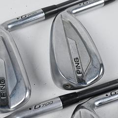 Ping G700 Irons / 7-PW+SW / Black Dot / Senior Flex Ping TF 80 Shafts - Image 1
