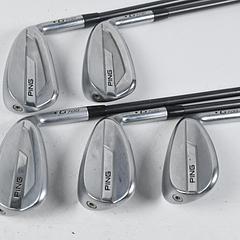 Ping G700 Irons / 7-PW+SW / Black Dot / Senior Flex Ping TF 80 Shafts - Image 2