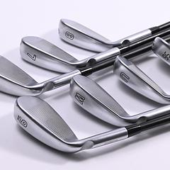 Ping G730 Irons / 6-PW+UW+56° / Red Dot / Regular Flex Ping Alta CB Blue Shafts - Image 4