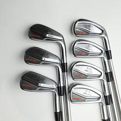 Used Cobra King Forged CB MB Chrome 2017 Iron Set / 4 - PW / Stiff Flex - Image 2