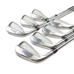 Left Hand Titleist T100 2023 Irons / 4-PW / Stiff Flex - Image 1