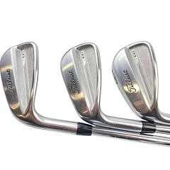 Left Hand Titleist T100 2023 Irons / 4-PW / Stiff Flex - Image 2