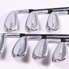 Ping G700 Irons / 5-PW+UW / Red Dot / Regular Flex Ping AWT 2.0 Shafts - Image 2