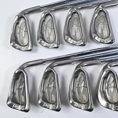 Ping ISI Irons / 3-PW / White Dot / Stiff Flex Ping JZ Cushin Shafts - Image 2