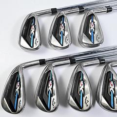 Callaway XR OS Irons / 5-PW+SW / Regular Flex True Temper Speedstep 80 Shafts - Image 2