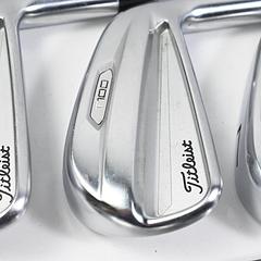 Titleist T100 2021 Irons / 4-PW+GW / Stiff Flex KBS Tour Steel Shafts - Image 1