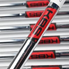 Titleist T100 2021 Irons / 4-PW+GW / Stiff Flex KBS Tour Steel Shafts - Image 5