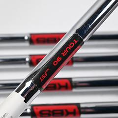 Taylormade SIM Max OS Irons / 7-PW+GW / Regular Flex KBS Tour 90 Shafts - Image 5