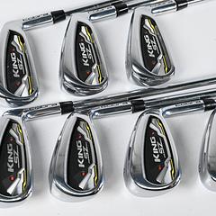 Cobra King Speedzone Irons / 5-PW+GW / Regular Flex KBS Tour 90 Steel Shafts - Image 2