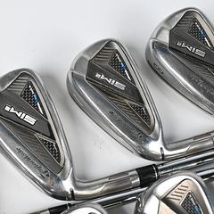 Left Hand Taylormade SIM2 Max Irons / 5-PW+GW+SW / Regular Flex KBS MAX MT 85 - Image 1