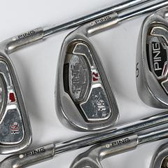 Ping i15 Irons / 3-9i / White Dot / Stiff Flex Ping AWT Steel Shafts - Image 1