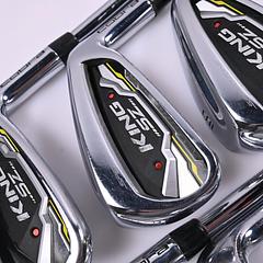 Cobra King Speedzone Irons / 7-PW+GW+SW / Regular Flex KBS Tour 90 Shafts - Image 1