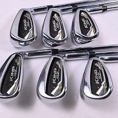 Cobra King Speedzone Irons / 7-PW+GW+SW / Regular Flex KBS Tour 90 Shafts - Image 2