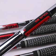 Cobra King Speedzone Irons / 7-PW+GW+SW / Regular Flex KBS Tour 90 Shafts - Image 5