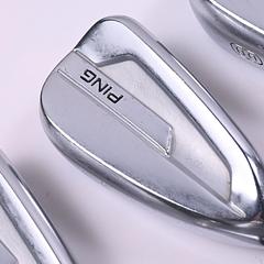 Left Hand Ping G700 Irons / 6-PW+GW+SW / Green Dot / Regular Flex KBS Tour 110 - Image 1